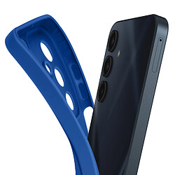 Avizar Coque pour Samsung Galaxy A16 Silicone Mat Bloc Caméra Protégé Bleu pas cher