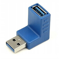 GUPBOO Adaptateur d'angle bleu supérieur USB 3.0 vers USB 3.0,JL587