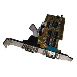 Carte Adaptateur PCI Dual Ports Série RS-232 DB-9M EX-41252 EXSYS 59221 REV. D - Occasion