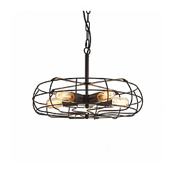 Acheter Luminaire Center Suspension Claudia Noir 5 ampoules 52,5cm