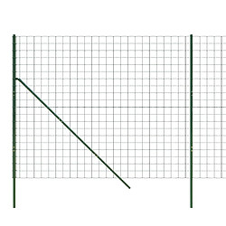 Avis vidaXL Clôture en treillis métallique vert 1,8x10 m acier galvanisé