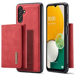 Etui en PU DG.MING prend en charge le chargement sans fil, détachable 2-en-1 rouge pour votre Samsung Galaxy A53 5G