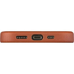 Acheter DBRAMANTE1928 Coque Roskilde en Cuir Compatible MagSafe pour iPhone 15 Plus Marron clair