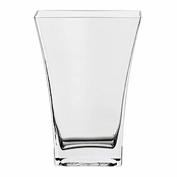 BigBuy Home Vase 14 x 6 x 20 cm Verre Transparent