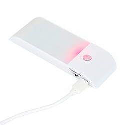 Acheter Wewoo LED détecteur de mouvement 1W 12 LEDs 240 LM USB Charge PIR Corps humain Capteur de Night Light, Distance du capteur: 3m, DC 5V lumière blanche