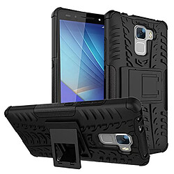 Xeptio Coque Huawei Honor 7 / Honor 7 Premium noire avec stand Armor Case