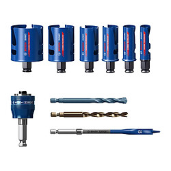 Coffret de sciestrépans Bosch Expert Tough Material 10 pièces