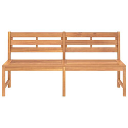 Helloshop26 Banc de jardin meuble de patio d'extérieur terrasse 180 cm bois de teck solide 02_0011271