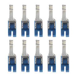 10pcs pied-de-biche en plastique pour accessoires de machine à coudre industrail bleu pas cher