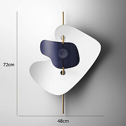 Universal Lampes murales Luxe moderne Lampes décoratives en métal LED Design moderne Appliques murales Idées intérieures Bar Restaurant Hôtel Maison Chevet Salon Chambre Cuisine Couloir Éclairage pas cher