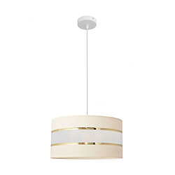 Helam Suspension Helen Tissu,Fer blanc,or,ecru 1 ampoule 95cm