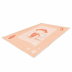 Paris Prix Tapis Enfant Imprimé Bambini Orange 120 x 180 cm