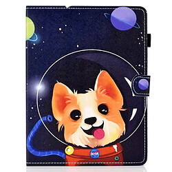 Etui en PU 10 pouces universel corgi avec support et porte-cartes pour votre Apple iPad 9.7 (2018)/Microsoft Surface Go