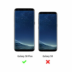 Evetane Coque Samsung Galaxy S8 Plus 360 intégrale avant arrière transparente