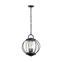 Elstead Lighting Lampe sur pied extérieur Vandalia Acier Noir