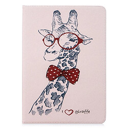 Etui en PU impression de motifs avec support girafe pour votre Apple iPad 10.2 (2019)