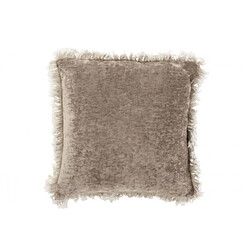 Dansmamaison Coussin Franges Polyester Gris