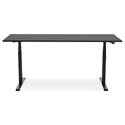 Avis Alterego Bureau ergonomique électrique 'TRONIK' noir - 160x80 cm