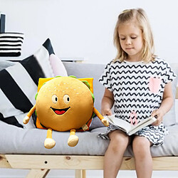 Acheter Universal Simulation hamburger poupée poupée peau amiable mignon hamburger peluche cadeau pour enfants, bébés et enfants 45 cm | oreiller de luxe