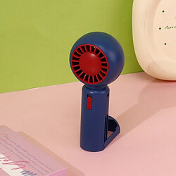 Avis (Bleu Foncé) Ventilateur Petit Chargeur Usb Portatif Puissant Ventilateur à Cinq Pales De Refroidissement Par Brise