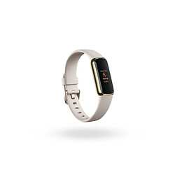 Fitbit Luxe AMOLED Bracelet connecté Or, Blanc pas cher