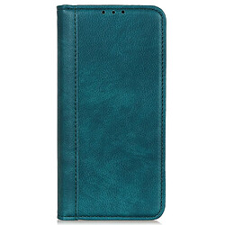 Etui en PU texture litchi, auto-absorbée avec support vert pour votre Nokia XR20