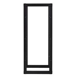 ML DESIGN MODERN LIVING Étagère à bois pour cheminée 40x100x25 cm Noir en métal ML-Design