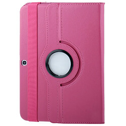 Acheter Wewoo Housse Étui Magenta pour Samsung Galaxy Tab 3 10.1 / P5200 / P5210, 360 degrés de rotation Lichi Texture en cuir avec support