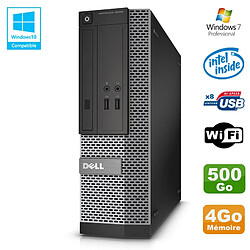 PC Dell Optiplex 3020 SFF Intel G3220 3GHz 4Go Disque 500Go DVD Wifi W7 - Occasion