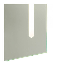 Endon Miroir LED salle de bain Nero Verre,acier Verre en miroir,peinture enArgent Mat 70 Cm