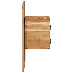 Avis vidaXL Table de chevet 60x32x80 cm bois d'acacia solide