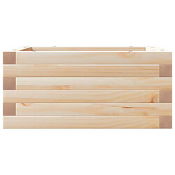 Acheter vidaXL Jardinière 50x50x23 cm bois de pin massif