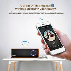 Universal Smalody Nouveau modèle privé portable en bois rétro Bluetooth Home Mini sans fil Audio