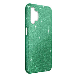 Avizar Coque pour Samsung Galaxy A13 Paillette Amovible Silicone Semi-rigide vert