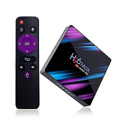 Universal H96 Max Smart Android 9.0 TV Box RK3318 Quad Core 64 Bit UHD 4K VP9 H.265 4 Go / 32 Go