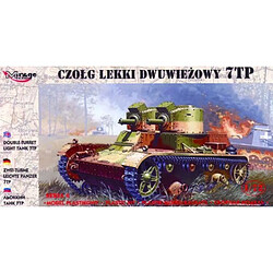 Leichter Panzer 7 TP mit Zwillingsturm - 1:72e - Mirage Hobby