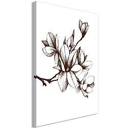 Decoshop26 Tableau toile de décoration murale impression premium en 1 partie sur châssis en bois motif Magnolias Renaissance 60x90 cm 11_0016465