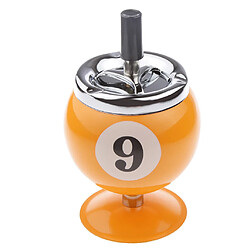 Piscine En Aluminium Cadeau De Collection Billard Cendrier Balle Avec La Base Jaune 9