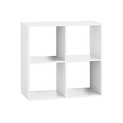 Five Simply Smart Étagère 4 cases Mix N' Modul Blanc + 4 boîtes anthracite - Five