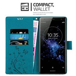 Avis Cadorabo Coque Sony Xperia XZ2 Etui en Bleu