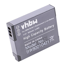 Vhbw Batterie Li-Ion 900mAh (3,6V) pour Panasonic Lumix DMC-FT5, -TS5, -TZ40, -TZ41, -TZ56, -TZ61, -ZS30. Remplace la batterie DMW-BCM13, DMW-BCM13PP nott.