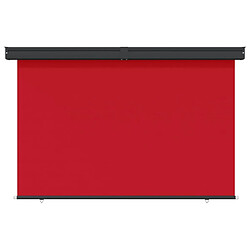 Avis vidaXL Auvent latéral de balcon 175x250 cm Rouge