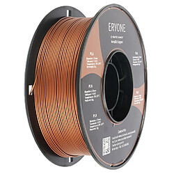 None ERYONE Filament PLA métallique pour imprimante 3D 1 kg (2,2 lbs) / Bobine - Cuivre