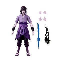 BANDAI Anime Heroes - Naruto Shippuden - Figurine Anime heroes 17 cm - Sasuke Uchiwa Rinnegan/Mangekyo Sharingan