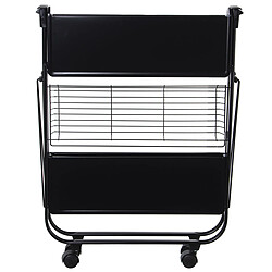 Acheter Chariot de service Alexandra House Living Noir 68 x 70 x 40 cm Pliable