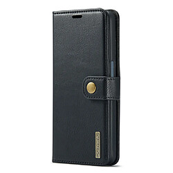 Etui en PU DG.MING avec support, noir pour votre OnePlus Nord N200 5G