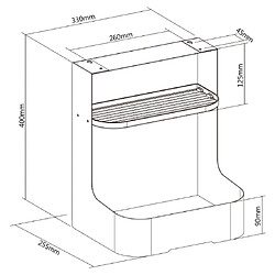 Rangement et organiseur de Bureau jusqu'à 5 kg Ergo Office ER-442 pas cher