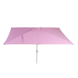 Mendler Parasol N23, parasol de jardin, 2x3m rectangulaire inclinable, polyester/aluminium 4,5kg ~ lilas pas cher