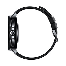 Acheter Xiaomi Watch 2 Pro LTE en acier noir avec bracelet en fluorocarbone noir