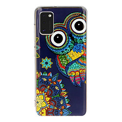 Coque en TPU noctilucent imd hibou pour votre Samsung Galaxy A41 (Global Version)